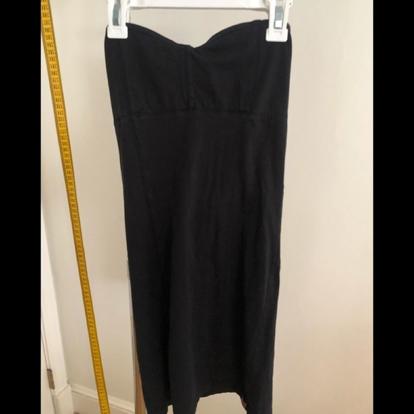 Billabong Designer Closet  size medium black strapless mini dress with stretch - Picture 1 of 8